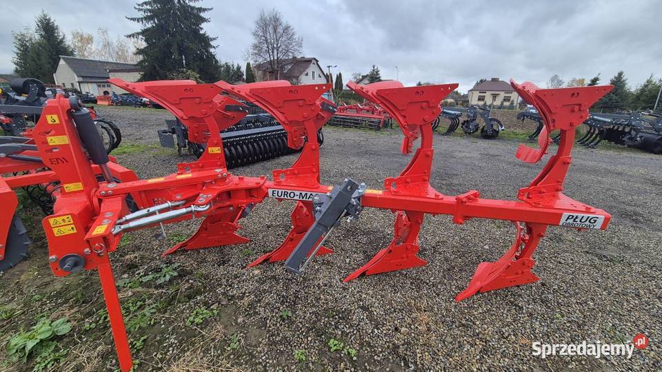 Pług obrotowy POM 4 skibowy 31 stal borowa nieuszkodzony Barchaczów