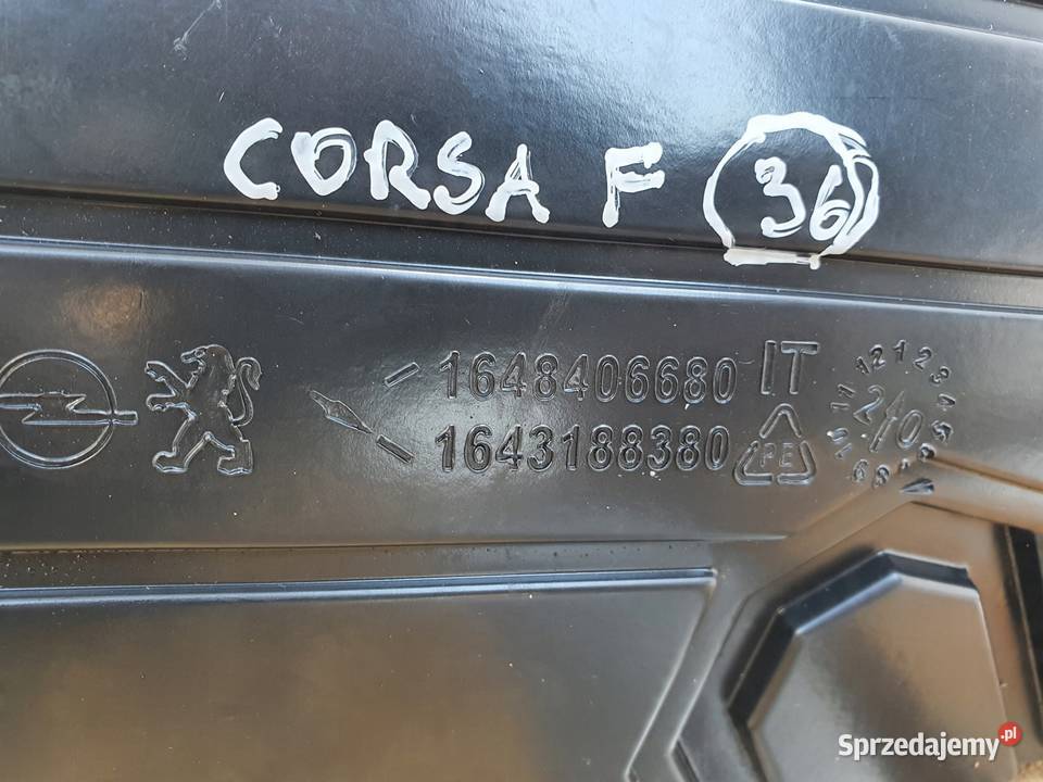 Opel Corsa F 5D MATA BAGAŻNIKA Wykładzina gumowa Pozostałe Janów