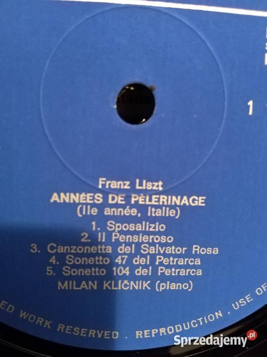 Liszt Milan Klicnik 1975 Wałbrzych