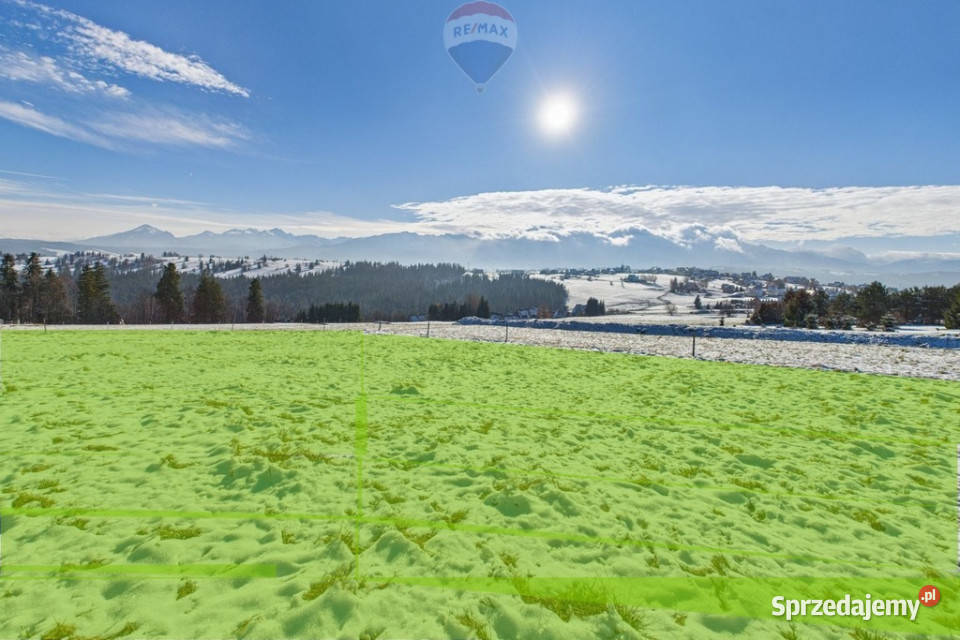 Działka budowlana z widokiem na góry w Bustryku małopolskie Bustryk