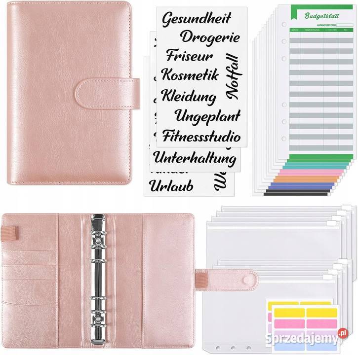 Segregator budżetowy A6 z 8 kopertami na gotówkę mazowieckie Myszyniec