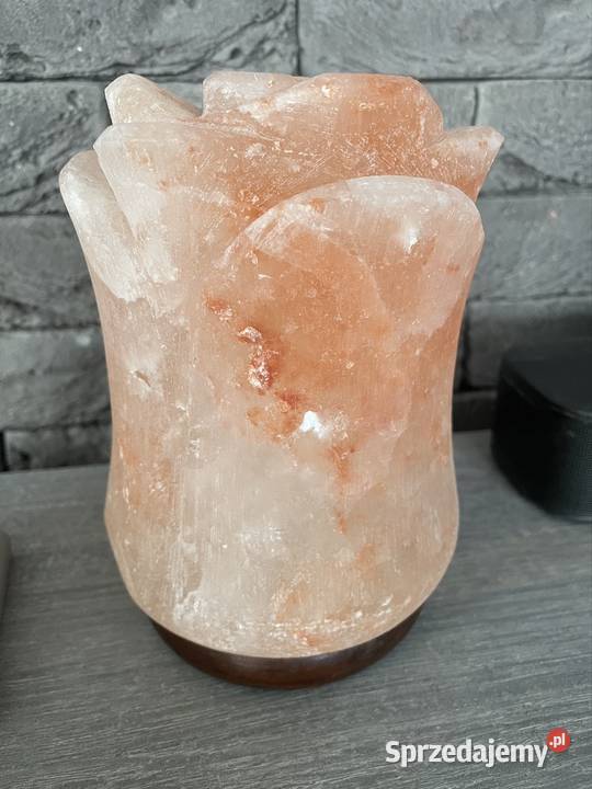 Lampa solna kwiat róży Lampy stołowe i nocne