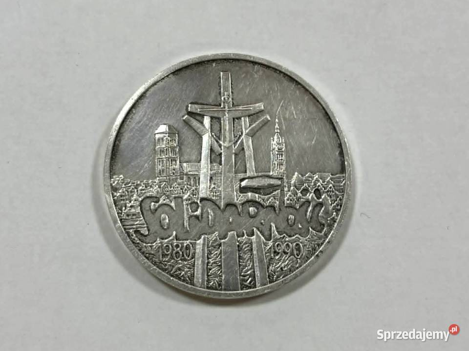 Srebrna Moneta Solidarności 19801990 100000zl Elbląg