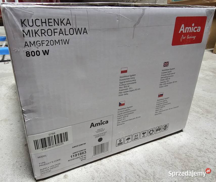 Sprzedam Nową nieużywaną mikrofale Amica Skierniewice