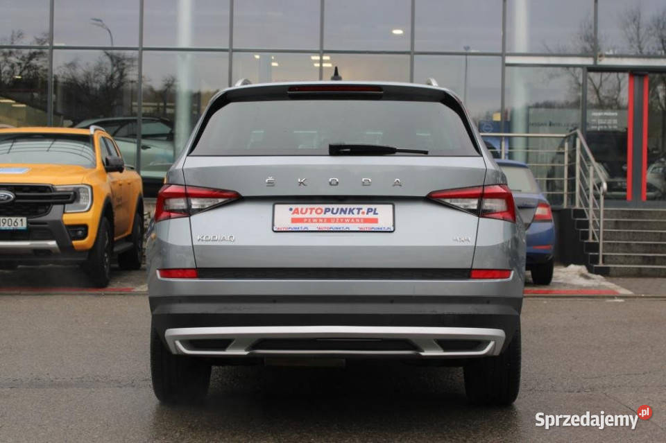 Skoda Kodiaq 2021r Carplay Hak Alcantara Podgrz automatyczna małopolskie Kraków