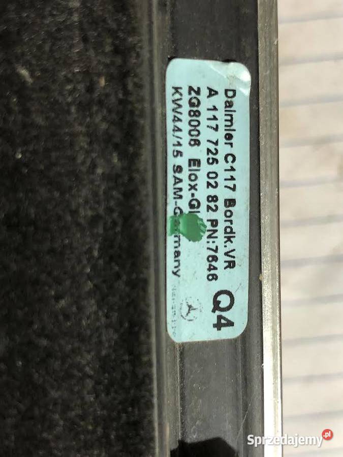 Listwa Drzwi Chrom Prawa Mercedes CLA W117 1319