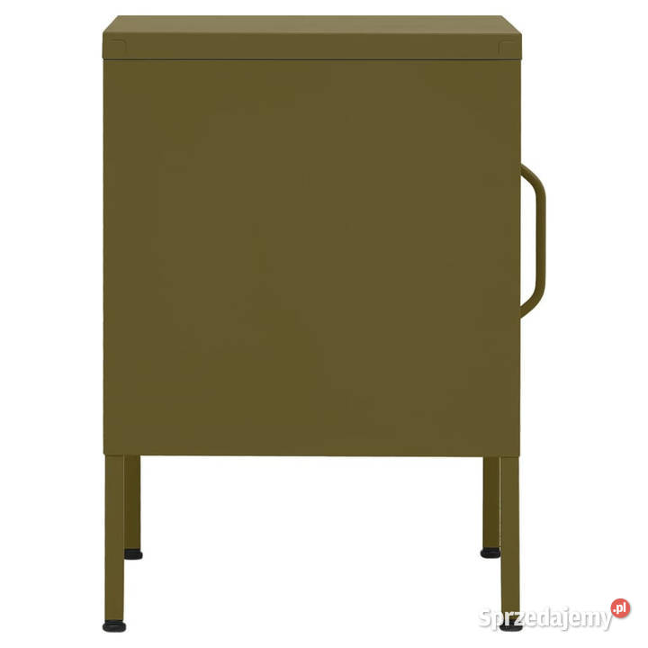 Szafka nocna oliwkowa 35x35x51 stalowa WM336207 sprzedam