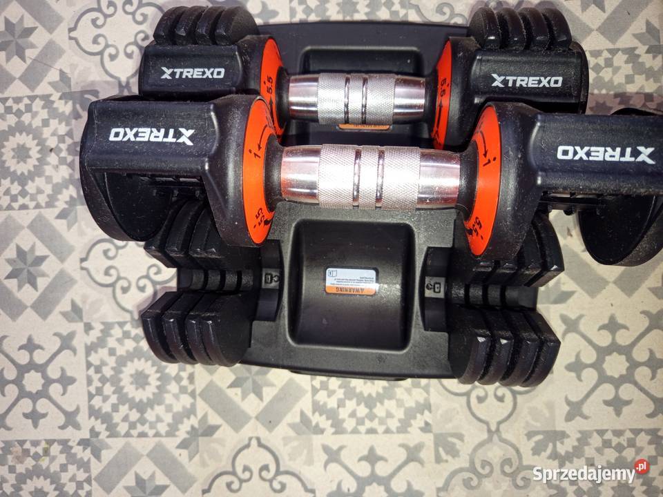 Zestaw hantli regulowanych XTREXO 2x575 czarny Iwaniska
