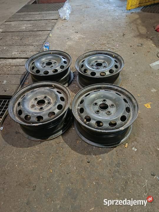 Komplet felg stalowych 15 ET55 5X112 Audi Januszowice