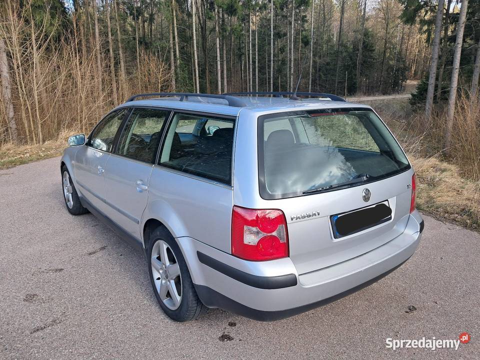 Volkswagen Passat B5 FL 19 TDI 130 Automat srebrny Passat podlaskie