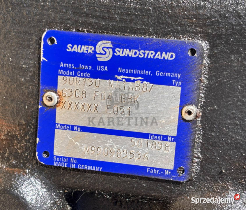 Sauer Danfoss 90R130 NA1AB87 501838 Hydromotor Jastrzębniki sprzedam