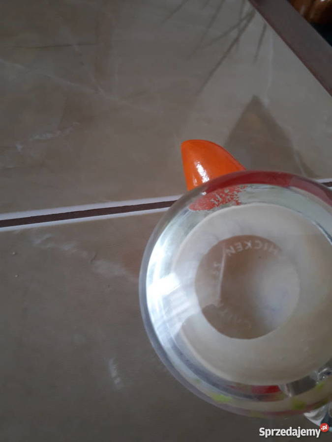 Szklany przycisk papieru Caitnes Kurczak Tikka Janów Lubelski