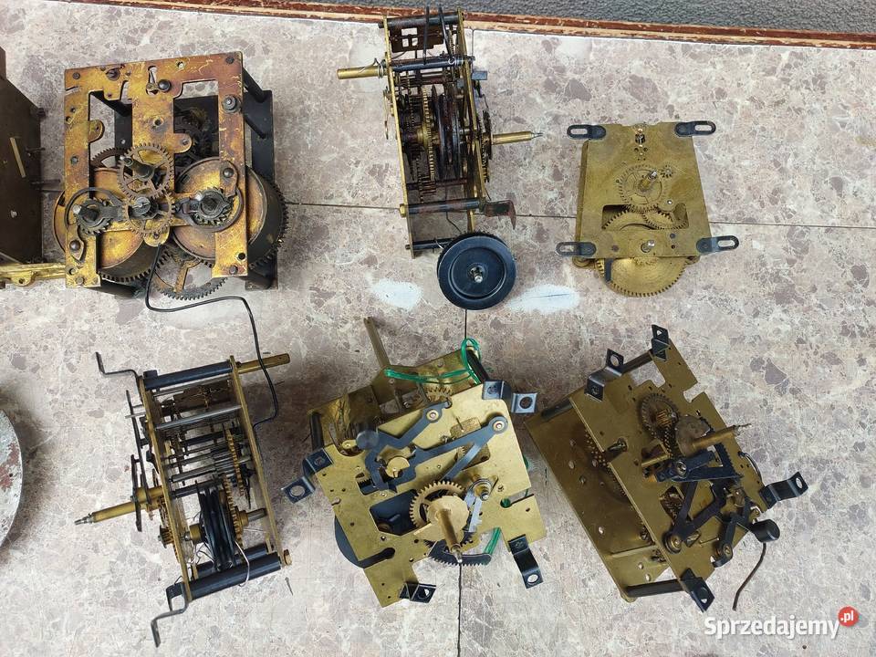 Zestaw 10 niekompletne mechanizmy zegarmistrza Pozostałe Tczew