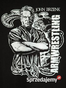 KOSZULKA JOHN BRZENK ARMWRESTLING czarny Gdynia
