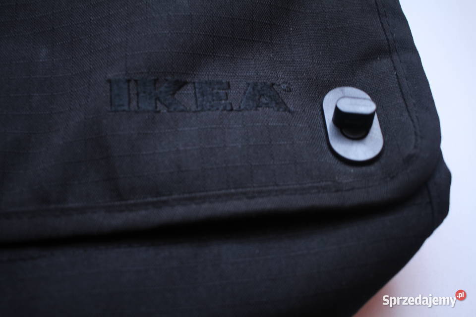 Czarna torba na ramię IKEA laptop pokrowiec Toruń