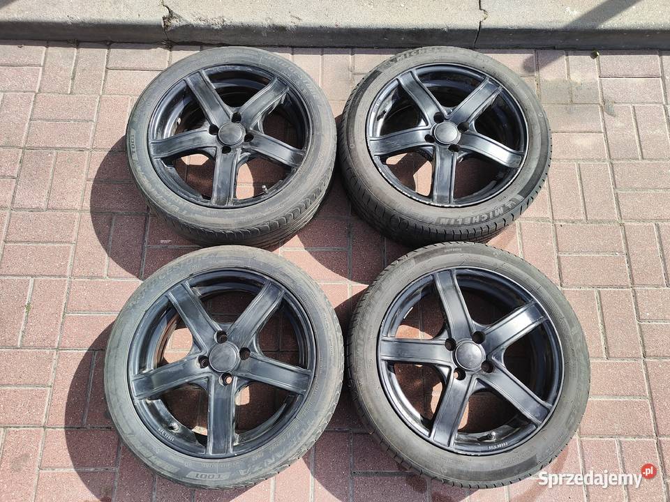 Alufelgi 16 4x100 ET45 opony 2x Michelin 2x Warszawa