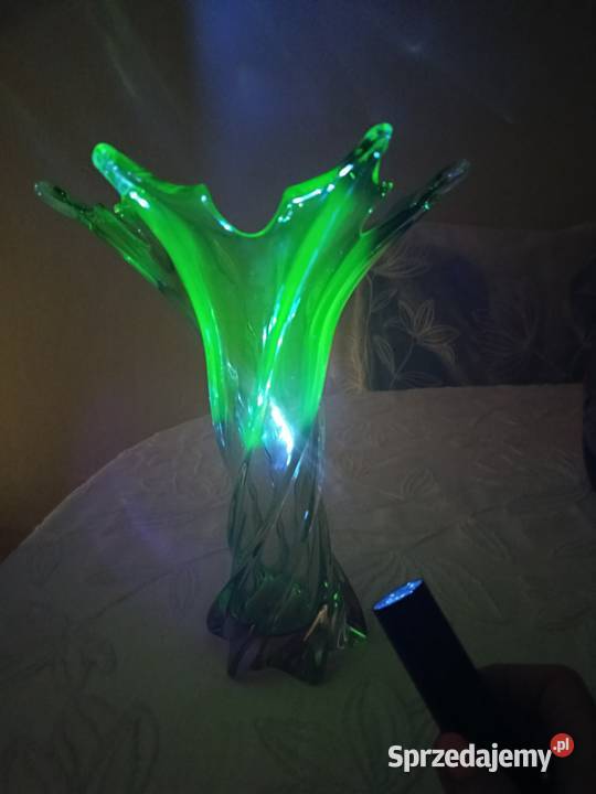 Wazon uranowy Murano Warszawa