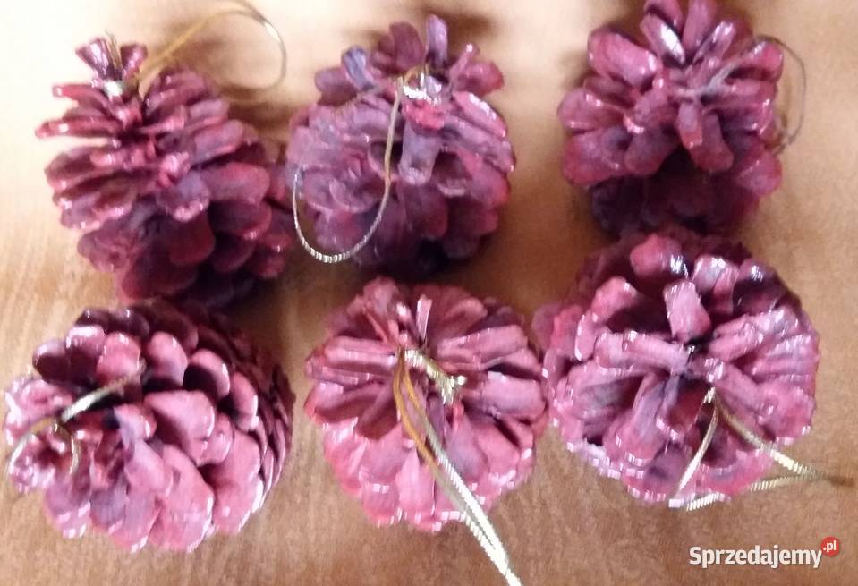 Ozdoby na choinkęGwiazdka liść szyszka szyszki