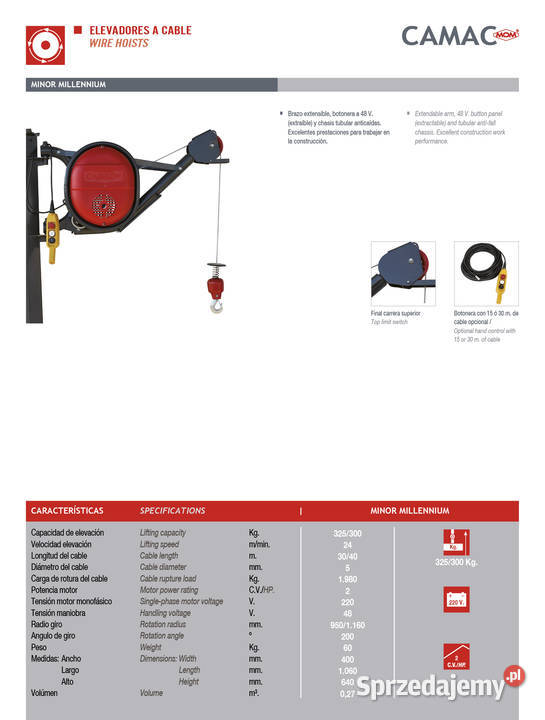 Wyciągarka elektryczna budowalna profesjonalna podkarpackie Przecław