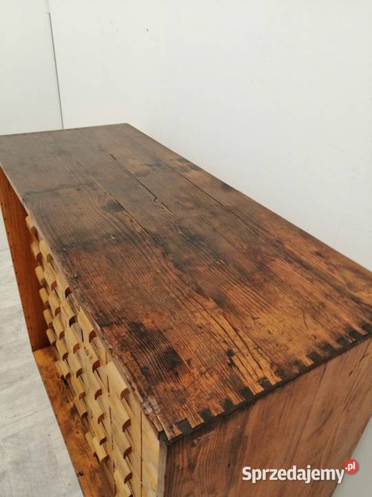 szuflandia komoda aptekarska stara drewno Komody łódzkie Radomsko