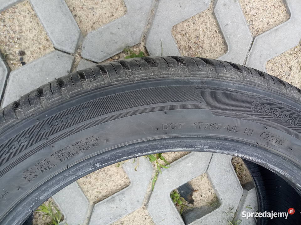 opona całoroczna 23545R17 HANKOOK KINERGY 4S kujawsko-pomorskie Lubicz Górny sprzedam