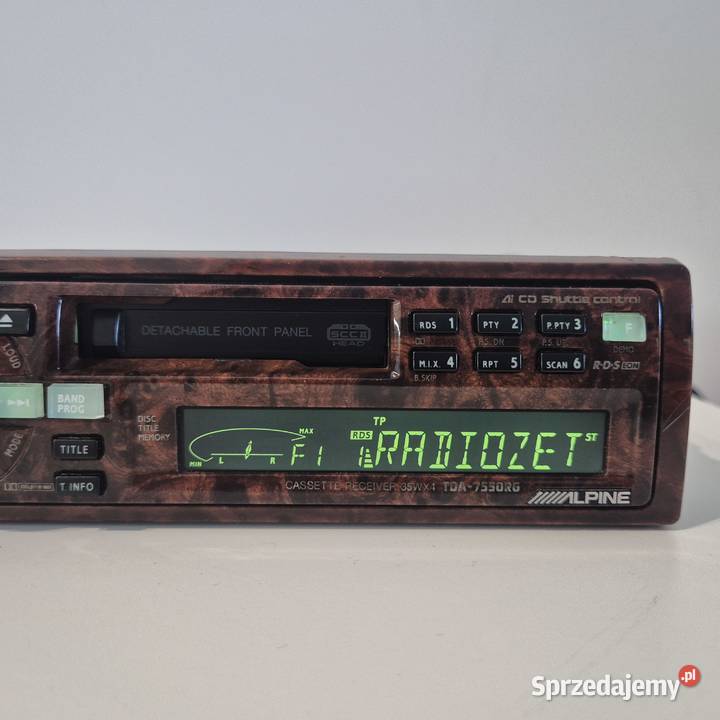 Kolekcjonerskie radio ALPINE TDA7550R Koszalin