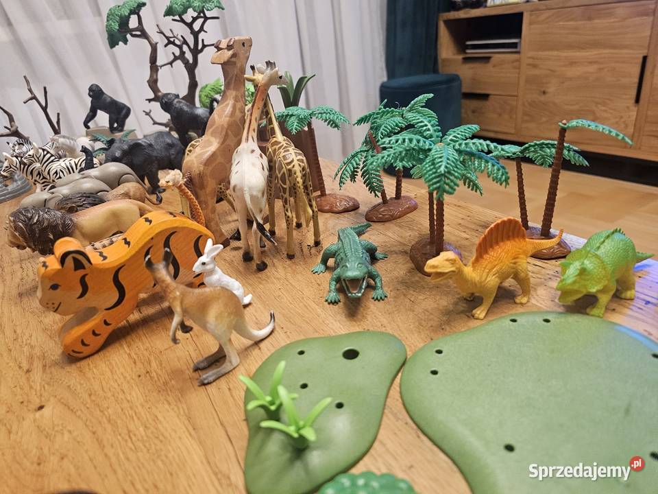 Zestaw Figurek Zwierząt roslin ZOO Safari Farma podkarpackie Rzeszów sprzedam