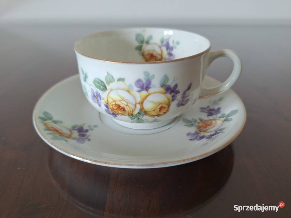 Thomas Bavaria Duo porcelana filiżanka spodek Gdańsk