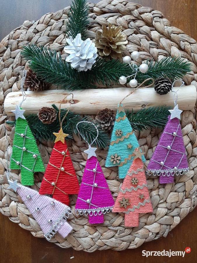 Ozdoby świąteczne zawieszki na choinkę święta wielokolorowy Dekoracje świąteczne Bydgoszcz