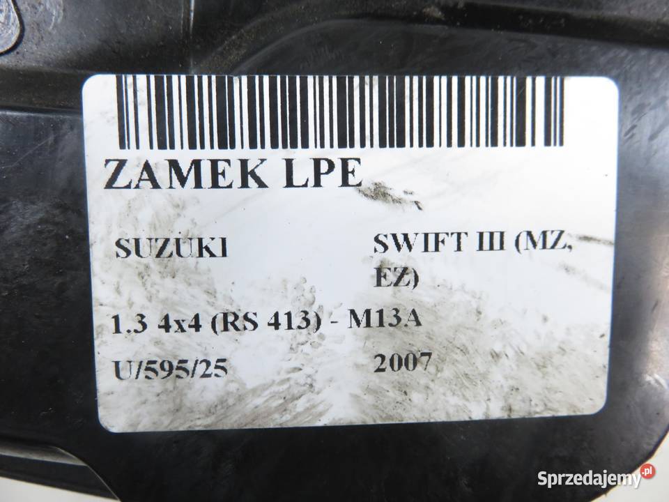 ZAMEK LEWY PRZEDNI SUZUKI SWIFT III osobowe
