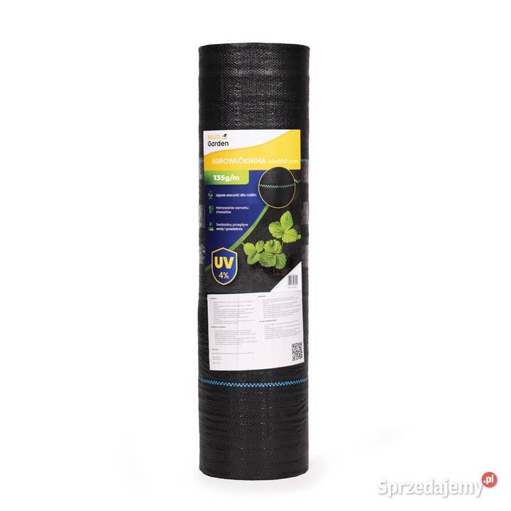 Agrowłóknina antychwastowa 135g czarna 16m x