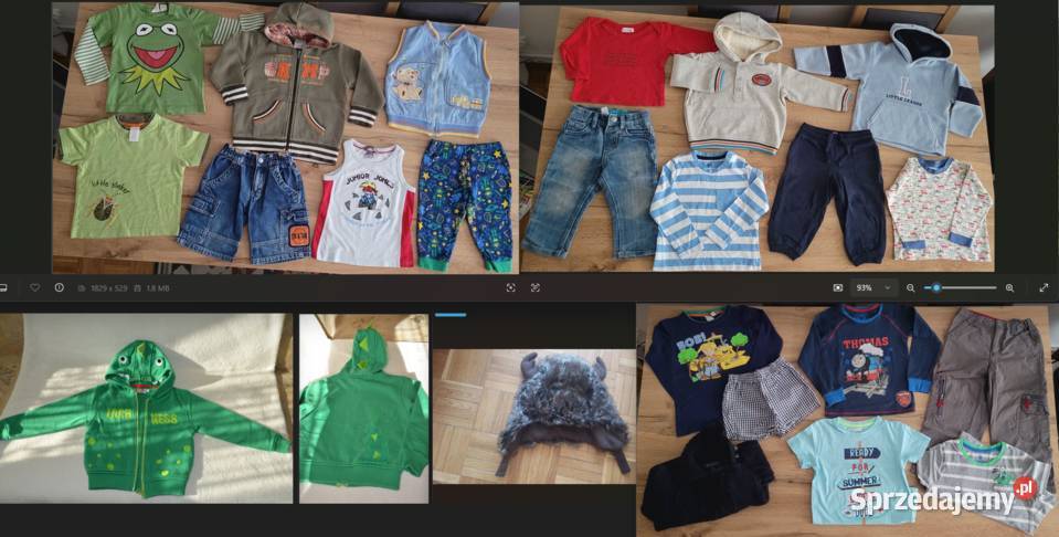 Paka chłopięcych ciuchów 5698 i kilka większych Bydgoszcz sprzedam