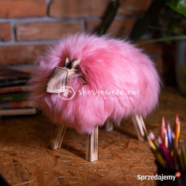 Krzesło baranek dekoracyjny cukierkowy róż Szaflary sprzedam