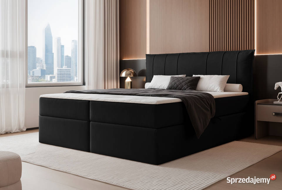 Łóżko kontynentalne z pojemnikiem Moly różne Łóżka i materace wielkopolskie Tarchały Małe sprzedam