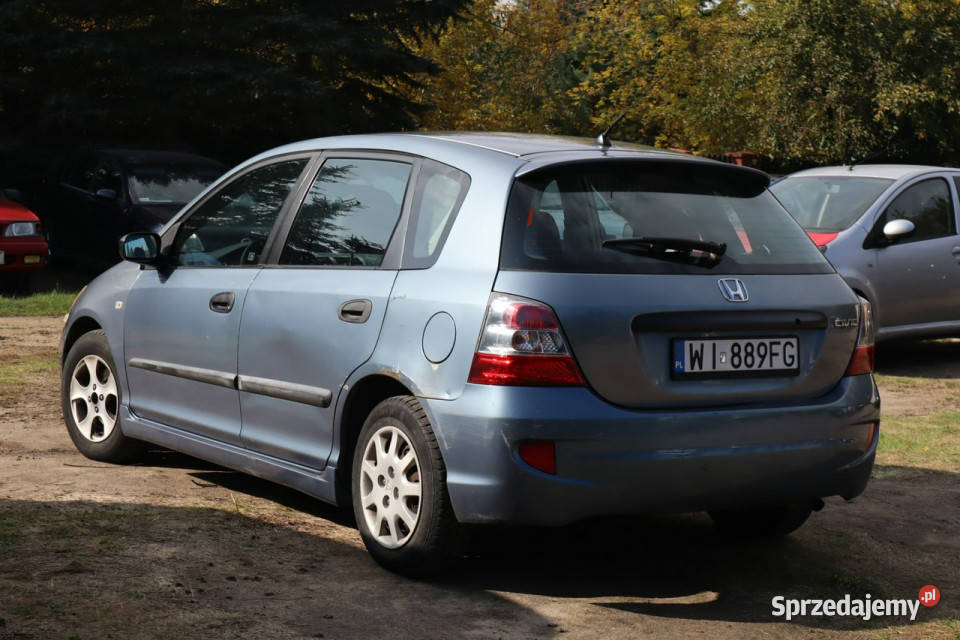 Honda Civic 2005r 14 Benzyna 5 Drzwi Klima Tanio Warszawa