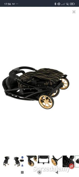 Aluminiowy wózek spacerowy Smiki Thunder Pro czarny Spacerówki Starachowice