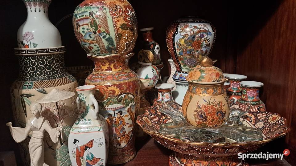 lampa żyrandol Zhongguo chiński stary unikatowy Antyki Warszawa