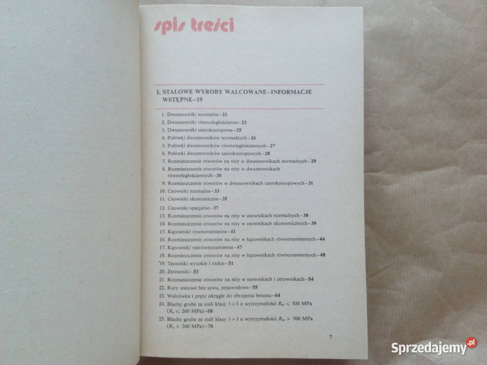 Konstrukcje metalowe cz I Tablice do