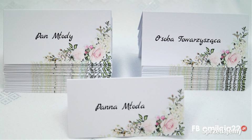 Winietki wykonane na zamówienie Slub Wedding Zielona Góra