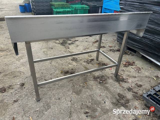 Stół roboczy ze stali nierdzewnej z płytą Głogówko