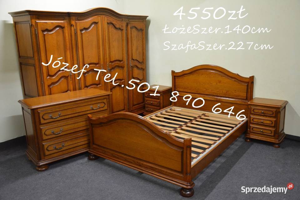 Piękna Sypialnia Dębowa Meble do sypialni Meble do sypialni Pszczyna sprzedam