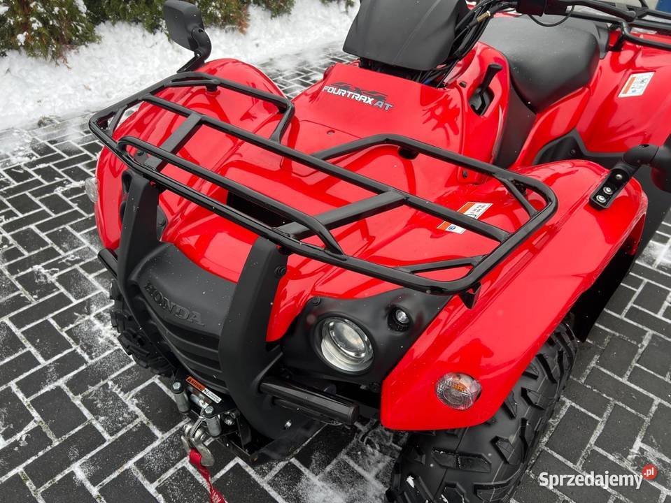 Quad Honda trx Fourtrax 420i 4x4 z 2011r stan czerwony mazowieckie Siedlce