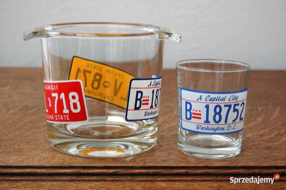 Stare wiaderko do lodu z rejestracjami 1 l Lublin sprzedam