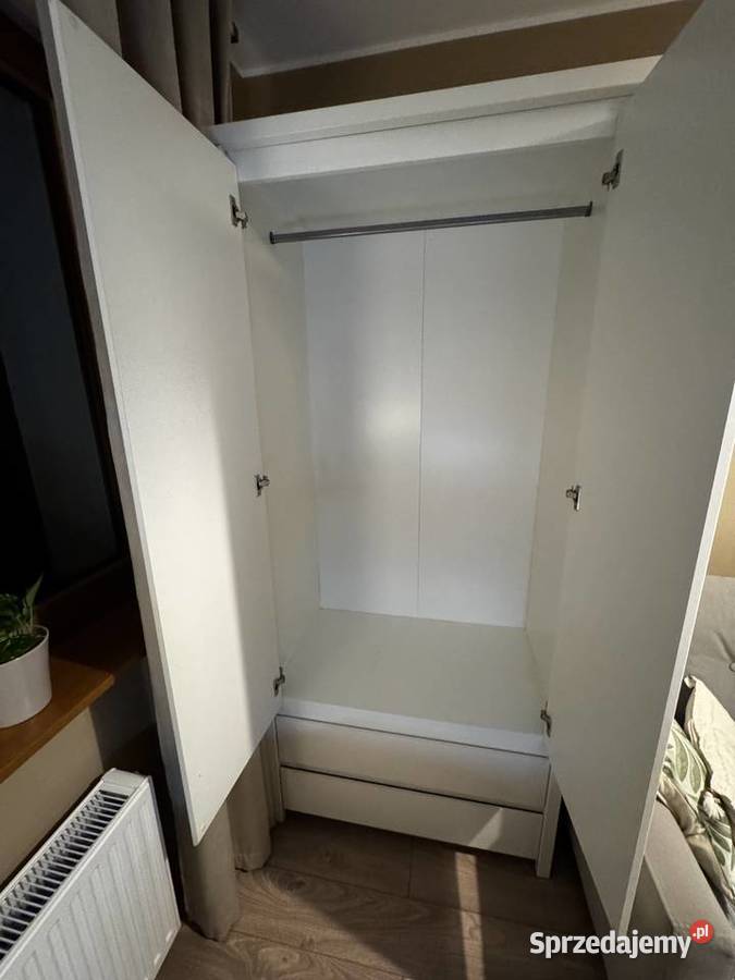 Sprzeda szafę białą szer 90 głębokość 58 Szafy i garderoby Pleszew
