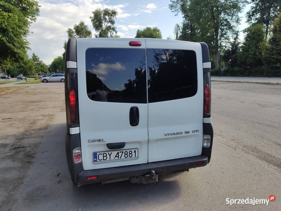 3 osobowa brygadówka VIVARO r2003 p19d sprawne z autoalarm Opel Elbląg