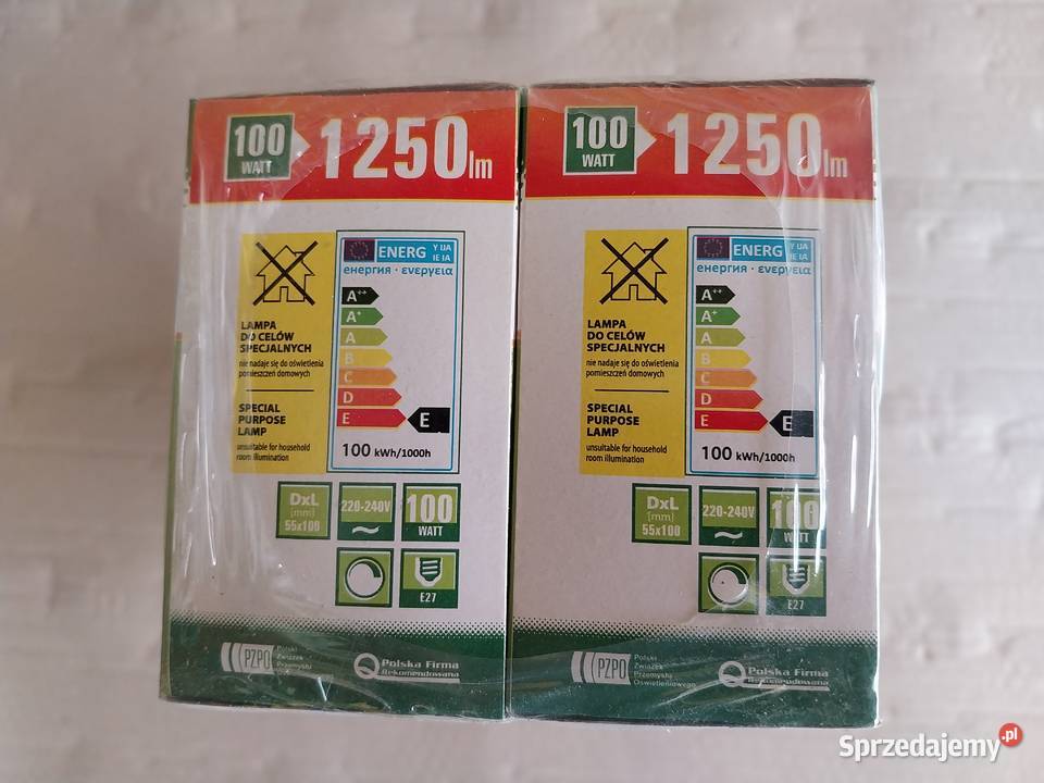 Żarówki Tradycyjne 100W E27 Spectrum 1 opak 10 Wałbrzych