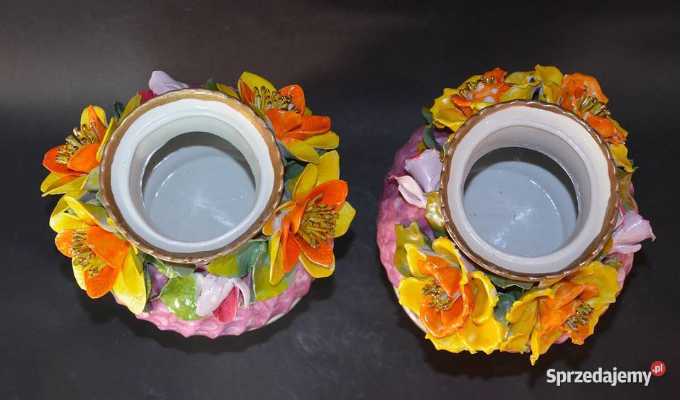 Porcelana Roceram Wazon waza Camelia do kolekcji wielkopolskie Środa Wielkopolska