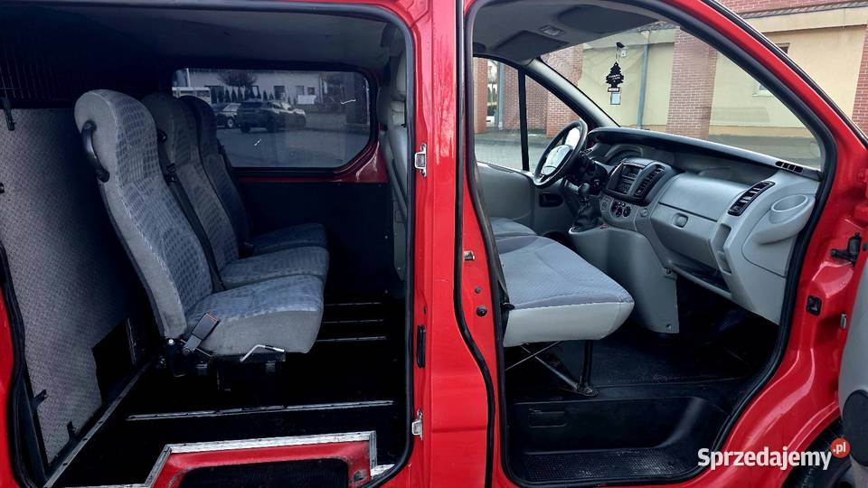 Renault Trafic 2008r 20diesel 6osobowy pełny VAT Motoryzacja Niemodlin sprzedam