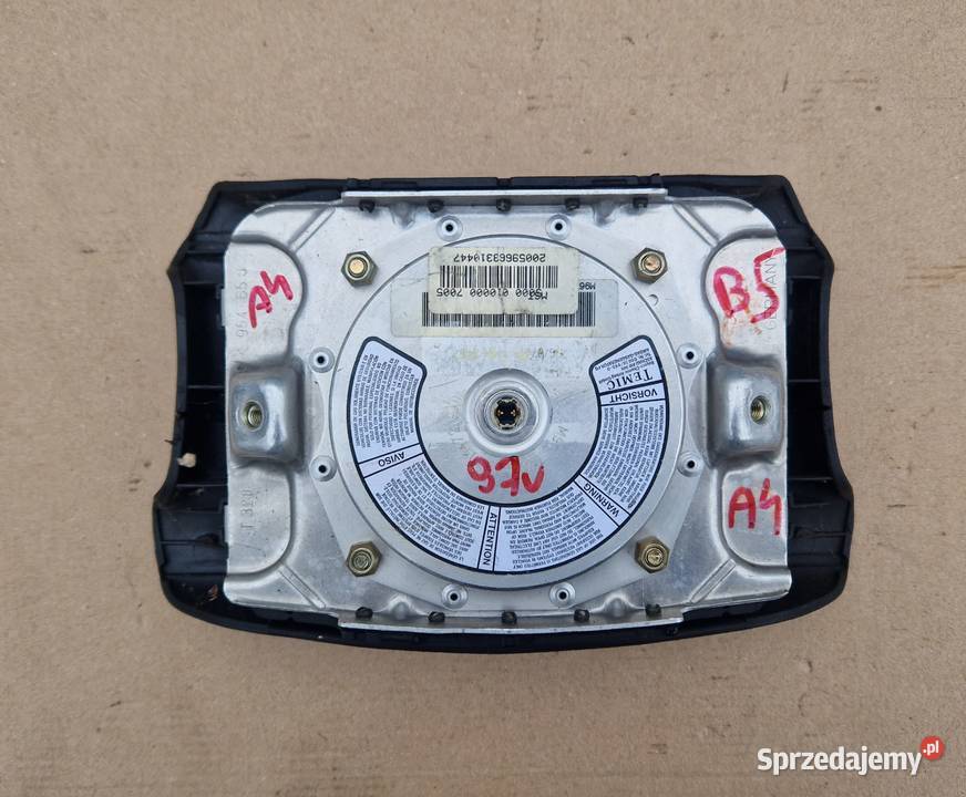 AUDI A4 B5 97 poduszka airbag kierowcy Części samochodowe Bydgoszcz