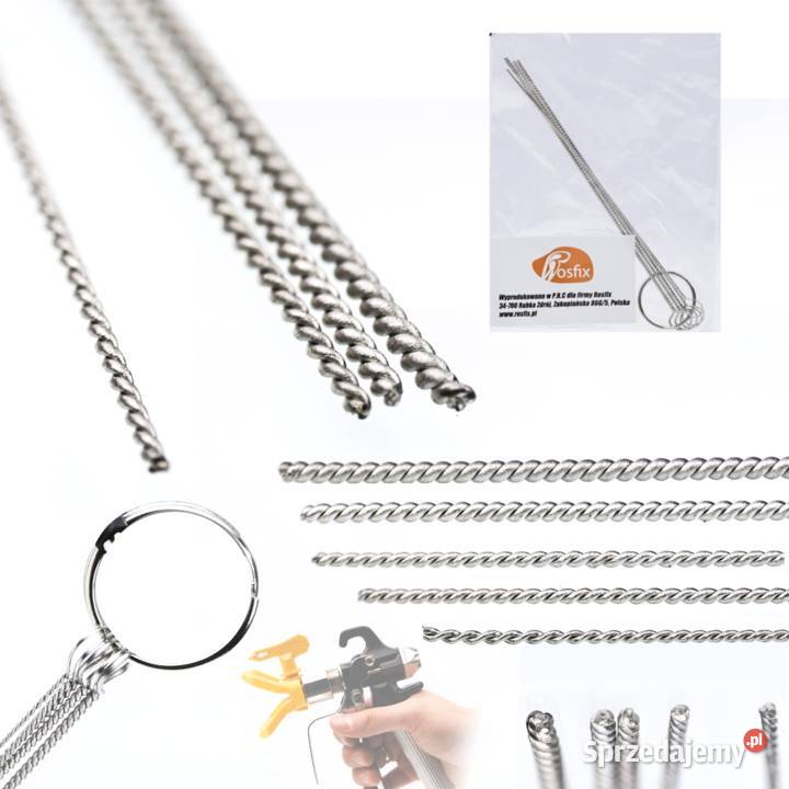 Metalowe Wyciory do Pistoletu Malarskiego 5 0514 Ludźmierz